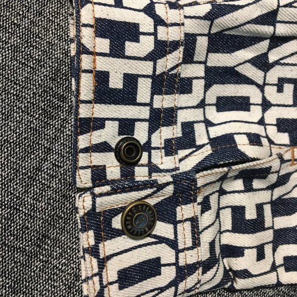 Monogram denim jacket by Opening Ceremony, M, NWT - Picture 7 of 12
